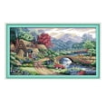 thumbnail image 2 of Kit de de Patrones Preimpresos de Paisaje de Granja Artesanía Bricolaje regalos para boda de Navidad 14CT 54x33, 2 of 9