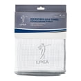 thumbnail image 3 of LPGA Microfiber Waffle Golf Towel, White, 3 of 5