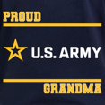 thumbnail image 3 of CafePress - Proud Army Grandma White And Gold Long Sleeve T Shirt - Women's Long Sleeve Graphic Tee Casual Fit, 3 of 4