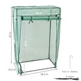 thumbnail image 5 of Sunnydaze 3' x 1.5' x 5' Potted and Tomato Plant Greenhouse, Green Cover, 5 of 11