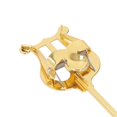 thumbnail image 3 of Pince pour partition de saxophone, support de partition portable en alliage doré, poignée stable, pour saxophone alto ténor, 3 of 4