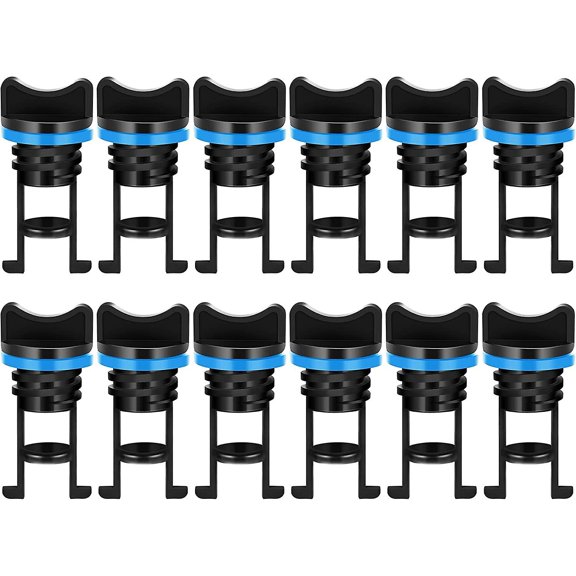 Nylon Kayak Drain Plugs Thread Drain Plugs For Kayak Dinghy Canoe Boat (12, Blue)