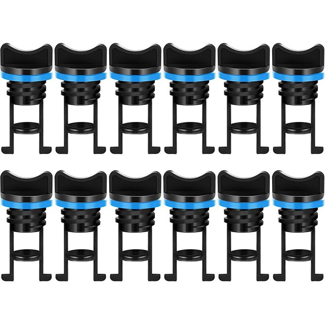 Nylon Kayak Drain Plugs Thread Drain Plugs For Kayak Dinghy Canoe Boat (12, Blue)