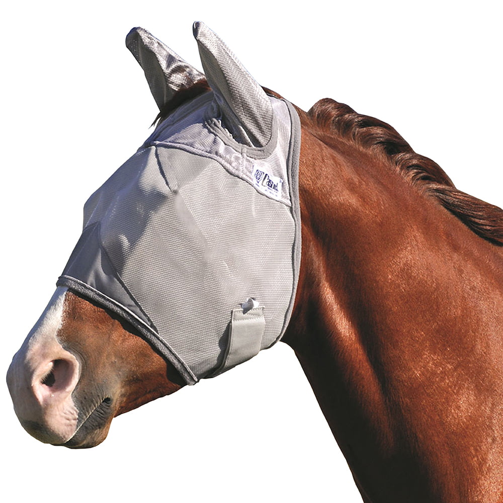 CASHEL FLY MASK STANDARD FOAL LONG COVERS NOSE WITH EARS MULE Horse Mini 