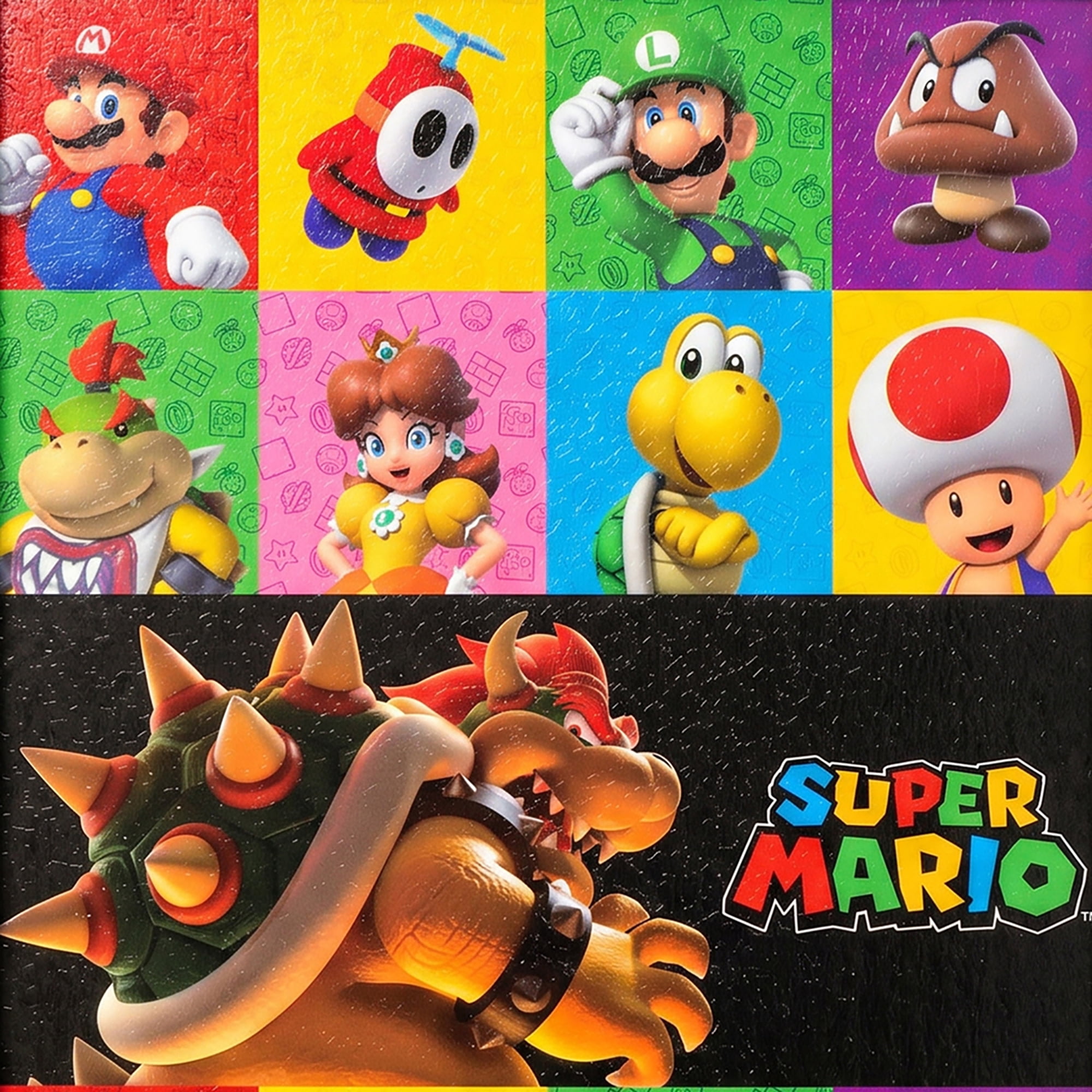 Pyramid America: Super Mario: 3D Friends & Foes - 11x17 Framed Gel Coated Poster - Video Game Artwork, Licensed Nintendo Wall Decor, Collectible Print