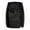Black, variant on Fesfesfes Skirts for Women Solid Bandage Short Skirt High Waist Faux Leather Mini Skirt