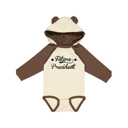 

Inktastic Future President Gift Baby Boy or Baby Girl Long Sleeve Bodysuit