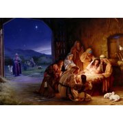 LPG Greetings Light of the World Box of 18 Religious Christmas Cards