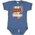 thumbnail image 3 of Inktastic I Wear Orange for My Mommy Multiple Sclerosis Awareness Boys or Girls Baby Bodysuit, 3 of 5