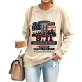 thumbnail image 3 of Yungyresw Womens Sweatshirts 9/11 Memorial V Neck T Shirt 25th Anniversary Never Forget Patriotic Graphic Tee Long Sleeve Tops, 3 of 5