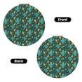 thumbnail image 2 of Kdxio Pineapple And Cactus Pocket Mirror, 1X/2X Travel Makeup Mirror 2-Sided Folding Small Mirror Portable Double-Sided Magnifying Cosmetic Mirror for Gift-Round Shape, 2 of 9