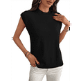 thumbnail image 3 of Women'S Crew Neck Sleeveless Sweater Black XL, 3 of 7