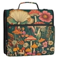 thumbnail image 5 of FORMRS Zipper Binder with Shoulder Strap 2-inch Ring 500 Sheet Capacity File Bag, Floral Mushroom, 5 of 5