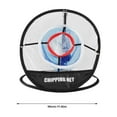 thumbnail image 2 of OUNONA Golf Target Practice Net 1Pcs Chipping Net Black Nylon Collapsible For Indoor Use 30 X 30 X 2 Cm, 2 of 6