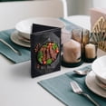 thumbnail image 4 of WeChef 10 pack 4"x6" Triangle Table Tent Restaurant Menu Holders 3 Side Trifold PU leather Drink Dessert for Bar Hotel, 4 of 9