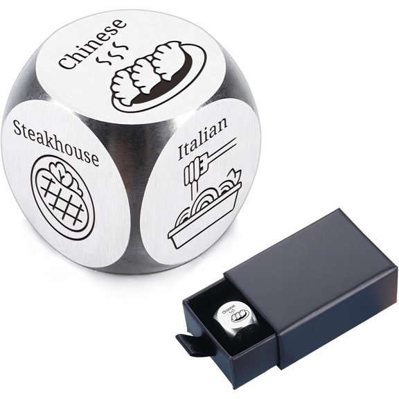 Fun Date Night Dice Mother's Day for Wife 6th Anniversary Iron Gift Ideas Couples Gifts Wedding Registry Ideas Fun Dice for Adult Games Dice