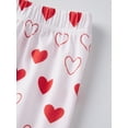 thumbnail image 6 of Valentines Day Matching Family Pajamas Set Love Heart Pattern Family Matching Outfits, 6 of 10