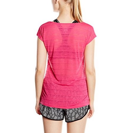 Nike Womens Dri Fit Game - Nike Womens Dri Fit Cool Breeze SS Top, Vivid Pink, Small