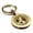 Gold, variant on Stainless Steel World's Best Dad Round Medallion Keychain Circle Ring