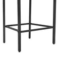 thumbnail image 6 of Dycanpo 26'' Barrel Bar Stools Set of 3 with Linen Fabric Curved Backrest for Home, Linen Color, 6 of 11