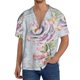 thumbnail image 1 of Fotbe Vintage Rose Camisa Estampada de Manga Corta para Hombre, Casual de Verano, Estilo Playero, Sin Arrugas-4X-Large, 1 of 5