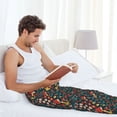 thumbnail image 5 of Honiee Mushrooms And Flowers for men - a sleek fusion of Straight Pajama Pants, versatile Lounge Pants, and cozy Sleepwear, all rolled into one-X-Large, 5 of 6