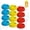 12 Pcs, variant on Fountwell Reusable Plastic Soda Can Covers 2.4 Inch Standard Size Protector for Drinks