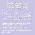 thumbnail image 3 of Hubble Connected Nursery Pal Dual Vision, Smart HD Dual Camera Baby Monitor with Motion Tracking & Sleep Routine Management + 5" 720 HD Parent Unit - White, 3 of 9