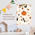 thumbnail image 4 of FORMRS Acrylic Clipboard with Low Profile Clip Standard A4 Letter Size, 12.5" x 9", Hand Drawn Pumpkin, 4 of 8
