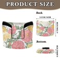 thumbnail image 2 of Haosy Pastel Pink Yellow Cream Peonie Golf Mallet Putter Cover Strong Magnetic Leather Golf Club Headcover Closure, 2 of 7