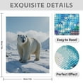 thumbnail image 3 of Diamond Art Kit for Adults, Polar Bear Arctic Landscape Serenity Diamond Painting for Adults Beginners, 5D DIY Diamond Art Painting Kits, Colorful Diamond Painting Craft for Home Decor 12x16, 3 of 7