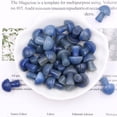 thumbnail image 6 of Natural Crystal Mushroom Shape Mini Small Semi Precious Stones Agate Rose Quartz Amethyst For Home Decor Fish Tank Flower Pot Diy Craft, 6 of 6