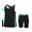 Black Teal Green, variant on Essenclo Girls Summer Set, Tank Top and Athletic Shorts, 2 Pc Set - Charcoal