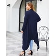 thumbnail image 5 of Zeagoo Women's Plus Size Cardigan Long Sleeve Duster Open Front Drape Lightweight Long Cardigans, 5 of 5