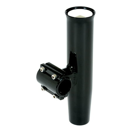 Lee s Tackle Clamp-On Rod Holder - Black Aluminum - Horizontal Mount - Fits 1.050 O.D. Pipe Clamp-On Rod Holder Horizontal Mount