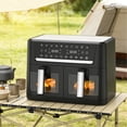 thumbnail image 5 of 12.7QT Dual Basket Air Fryer Oven, Digital Control, Clear-View Window, Versatile Air Fryer for Roasting, Baking, Reheating Healthy Meals, 5 of 5