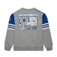 thumbnail image 3 of Men's Mitchell & Ness Heather Gray Dallas Cowboys Vintage Logo Pullover Sweatshirt, 3 of 6