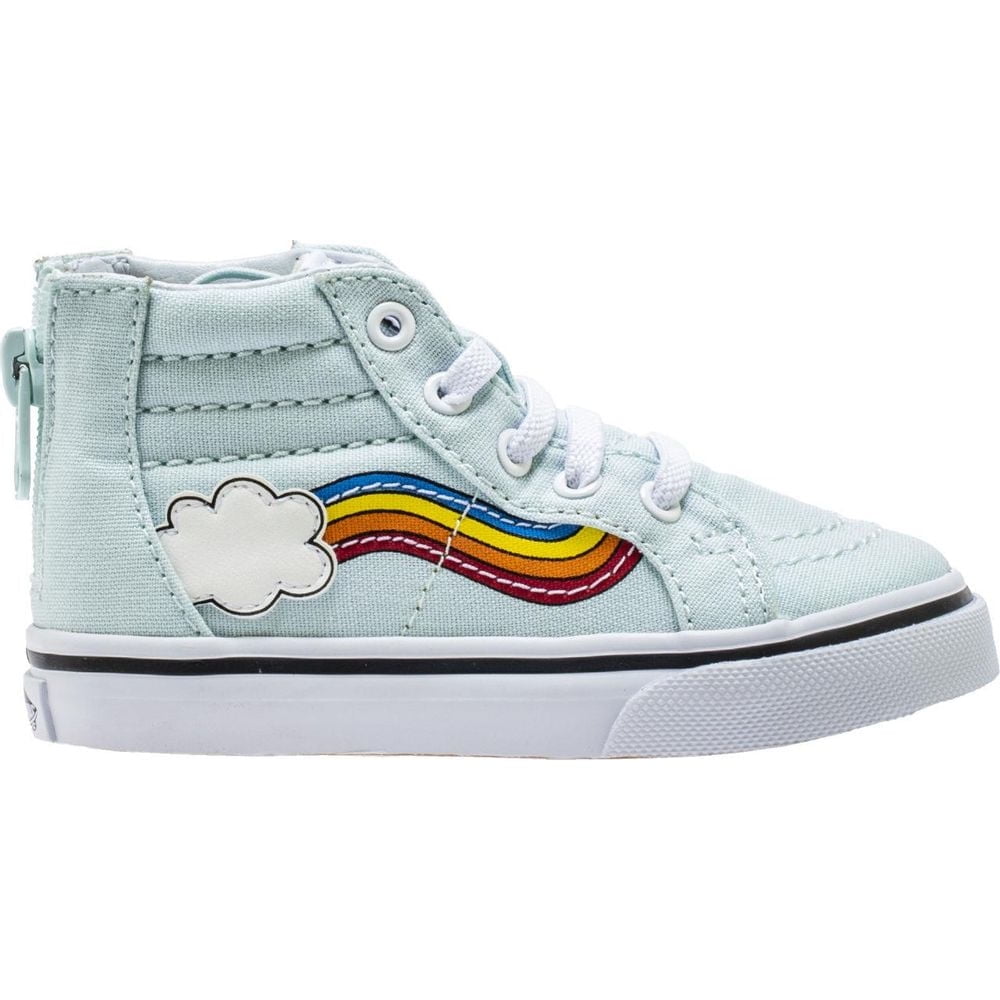 rainbow vans glitter shoes