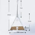thumbnail image 7 of Cheers US Window Bird House Feeder for Wild Birds with Sliding Seed Holder and Extra Strong Suction Cups. Large Bird feeders Birdhouse Shape Fits for Cardinals, Finches, Chickadees etc., 7 of 7