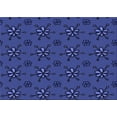 thumbnail image 1 of Ahgly Company Indoor Rectangle Patterned Blue Ribbon Blue Area Rugs, 7' x 9', 1 of 1