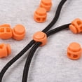 thumbnail image 5 of 50Pcs Plastic Cord Locks Double Hole Spring Cord Locks End Toggle Stoppers Sliding Fastener Buttons for Paracord Sportswear Shoelace Lanyard Orange One Size, 5 of 5