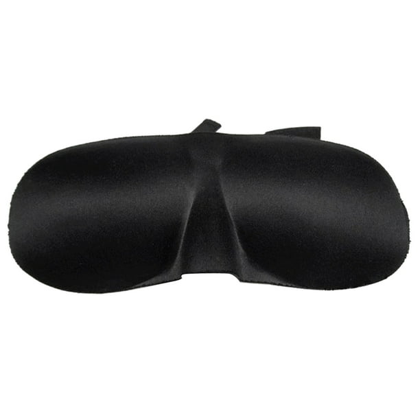 FELTECHELECTR Antifaz para dormir 3D novedoso, antifaz para dormir con antifaz (negro)