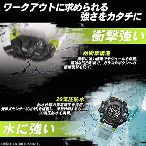Casio Watches G-SHOCK G-SQUAD GBD-H1000-8JR mens gray GBD-H1000-8JR//  Heart/ Heart/ Heart