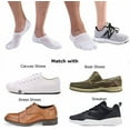 thumbnail image 4 of No Show Socks for Men 6/8 pack Cotton Thin Low Cut Non Slip for Loafer Flats Sneakers 5-8/9-11/12-15, 4 of 5