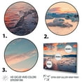 thumbnail image 3 of Designart "Sunset On Alaska Sea Coastal Serenity" Landscapes Metal Wall Art Set, 3 of 5