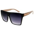 thumbnail image 3 of grinderPUNCH Grandes Lunettes de Soleil Aviateur Style Rétro pour Hommes et Femmes, 3 of 5