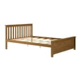 thumbnail image 3 of Max & Lily Queen Bed Frame, Solid Wood Platform Bed with Slatted Headboard for Kids, 3 of 9