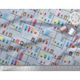 thumbnail image 3 of Soimoi Rayon Fabric Paper Boat Art & Craft Printed Fabric 1 Yard 56 Inch Wide, 3 of 3