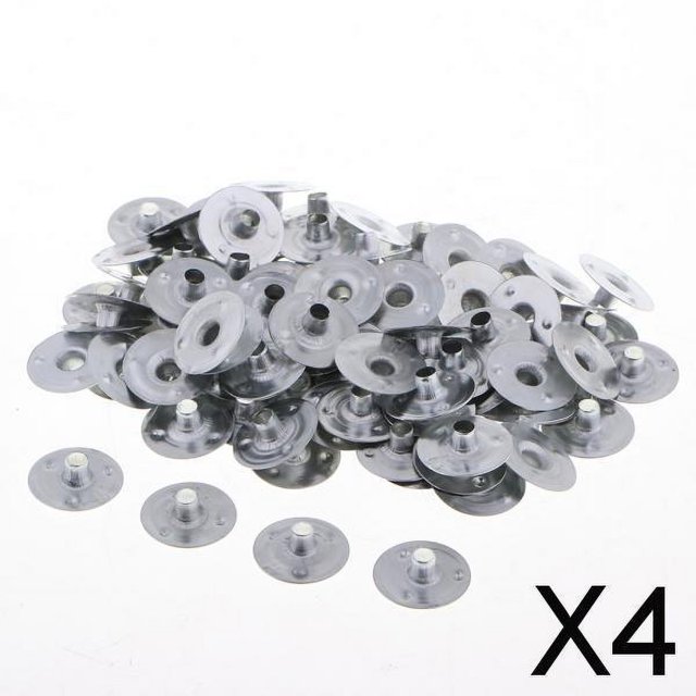Soportes de mecha de vela Soledad 100 piezas metal 14x3mm
