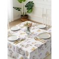 thumbnail image 3 of Happy Easter Suqare Tablecloth - 60 x 60 Inch, Spring Bunny Chickens Lambs Easter Eggs Waterproof & StainResistant Tablecloth, Washable Oil-proof Table Cover for Dining/Party/Wedding/Camping/Buffet, 3 of 9